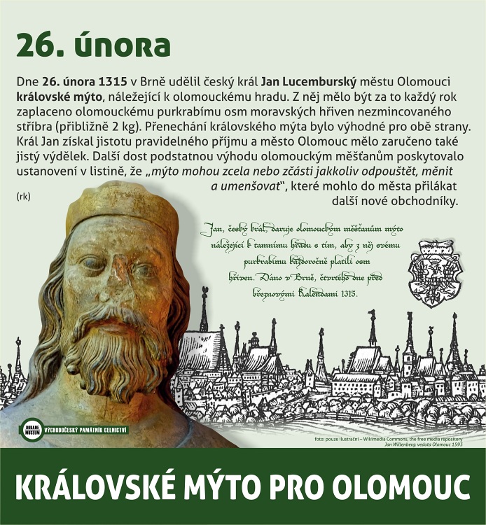 Královské mýto pro Olomouc